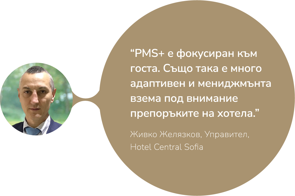 Живко Желязков, Управител, Hotel Central Sofia