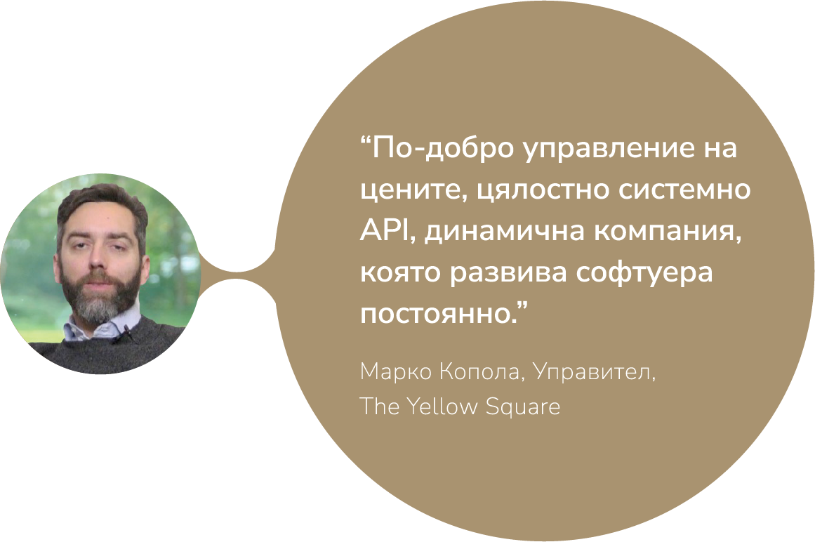 Марко Копола, Управител, The Yellow Square